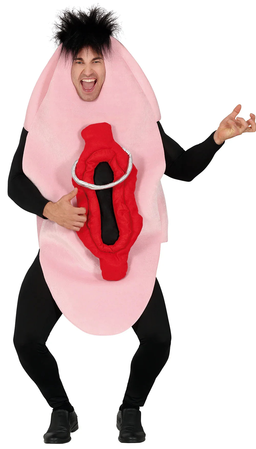 Disfraz de Coño con Piercing para Adulto Despedidas Guirca